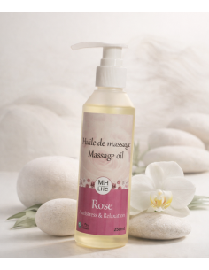 Massageolie Roos – Antistress & Ontspanning – 250 ml