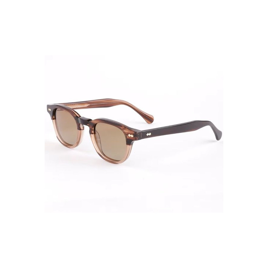 Schwarze polarisierte Sonnenbrille | Look Hippie Chic
