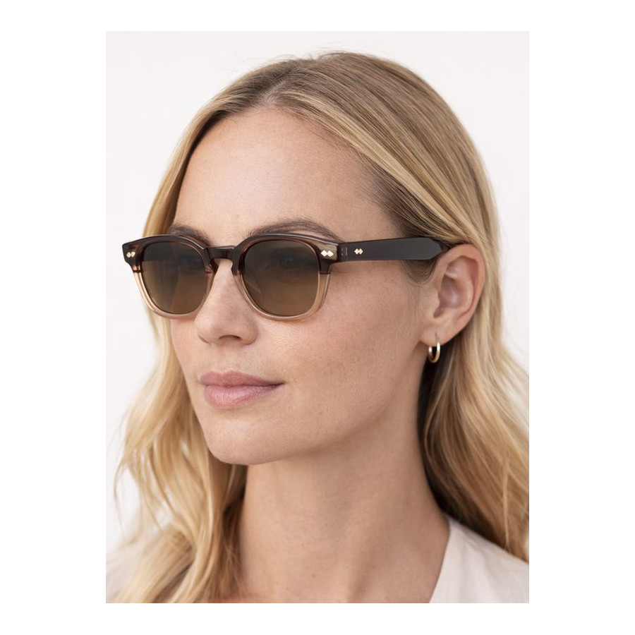 Brown Polarised Acetate Sunglasses | Look Hippie Chic