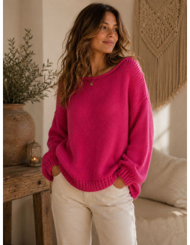 Boho Chic Damestrui Fuchsia – Mohair & Polyester