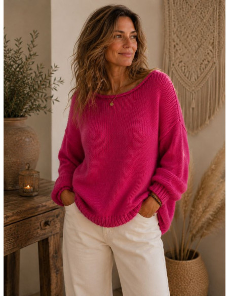 Boho Chic Damestrui Fuchsia – Mohair & Polyester