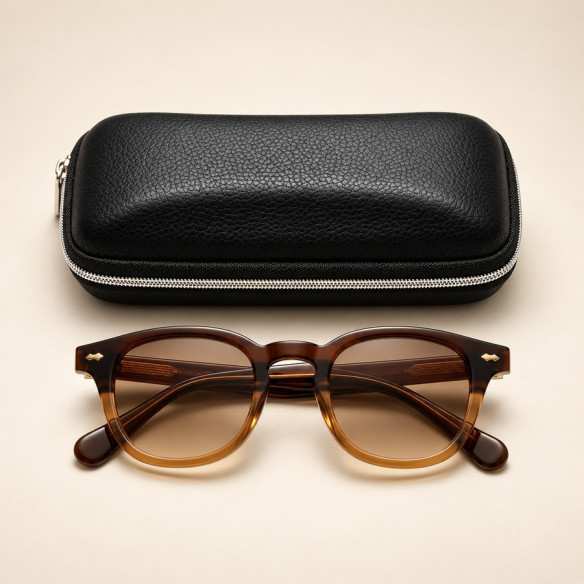 Lunettes de soleil noires polarisées | Look Hippie Chic