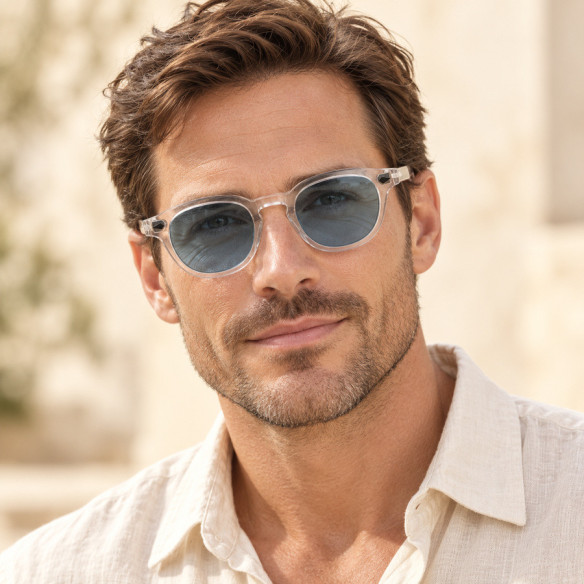 Clear Retro Sunglasses | Look Hippie Chic