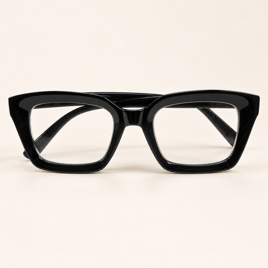 Lunettes de lecture noires anti lumière bleue mixtes | LHC