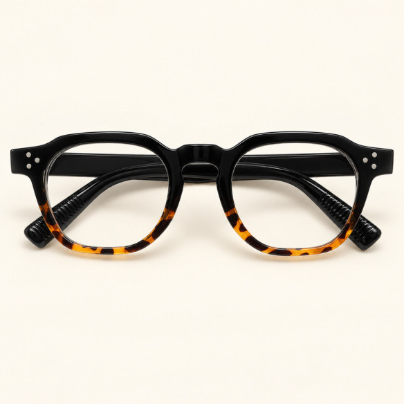 Lunettes lecture noires écaille, filtre bleu et étui | LHC