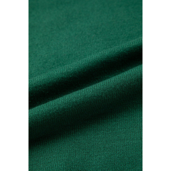 Women’s Dark Green Christmas Dog Sweater | LHC