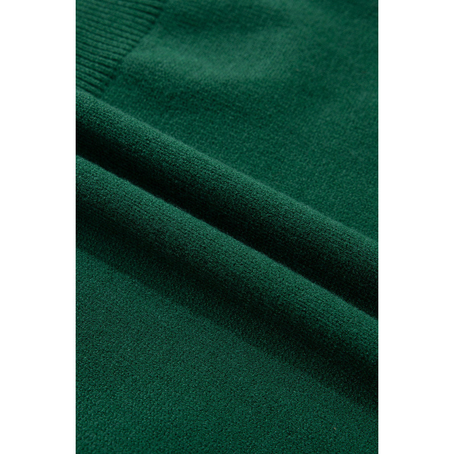 Women’s Dark Green Christmas Dog Sweater | LHC